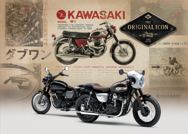 De nieuwe Kawasaki W800