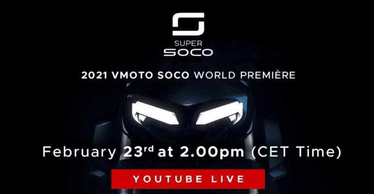2021 Vmoto Soco World Première